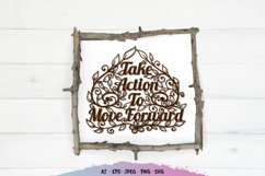 Take Action To Move Forward Papercut Product Image 1