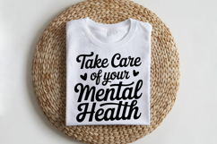 Take Care of Your Mental Health SVG | Mental Health SVG Product Image 2