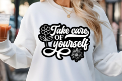 Take care of yourself SVG, Mental Health SVG Product Image 1