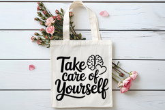 Take Care of Yourself SVG | Mental Health SVG Product Image 4