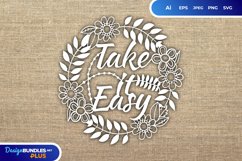 Take It Easy Papercut Product Image 1
