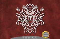 Take It Easy Papercut Product Image 1