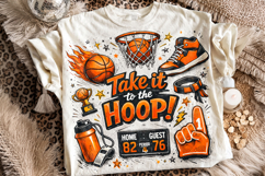 Take It To The Hoop PNG, Basketball PNG, Game Day PNG Product Image 2
