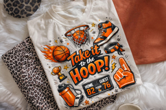 Take It To The Hoop PNG, Basketball PNG, Game Day PNG Product Image 1