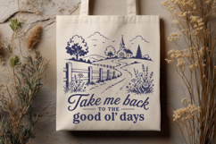 Take Me Back to the Good Ol Days SVG, Vintage Country Design Product Image 2