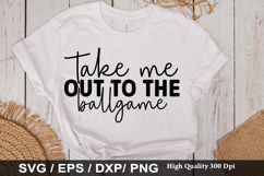 Baseball SVG Design - Take Me out to the Ballgame Product Image 4