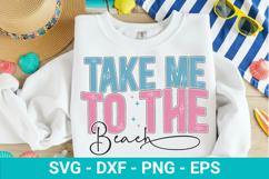 Retro Summer SVG Design - Take Me To The Beach Product Image 4