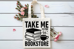Take Me to the Bookstore SVG, Book Lover SVG, Reading SVG Product Image 4