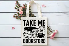 Take Me to the Bookstore SVG, Book Lover SVG, Reading SVG Product Image 4