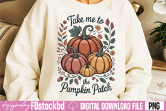 Take Me To The Pumpkin Patch PNG Product Image 3