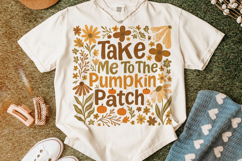 Take Me To The Pumpkin Patch PNG, Pumpkin Fall Png, Autumn Product Image 5