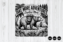 Take More Adventure Explore More SVG, Hiking Quote SVG Product Image 1