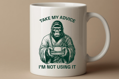 Funny Gorilla SVG Sarcastic Quote Wise Monkey PNG Art Product Image 2