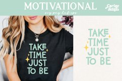 Take Time Just to Be SVG