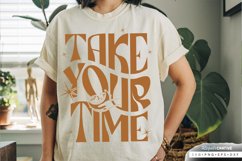 Take Your Time SVG, Boho SVG Design, Boho SVG Product Image 1