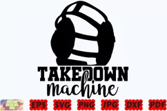 Takedown Machine SVG | Wrestling SVG | Sport SVG | Takedown Product Image 2