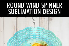 Take Me To Beach Wind Spinner Round Sublimation Design PNG Product Image 4