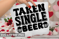 Taken single beer - Retro Valentine Design Product Image 1