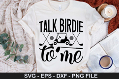 Talk birdie to me - Sports SVG Design Product Image 1