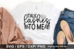 Talk lashes to me - Makeup SVG Design Product Image 1