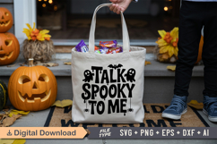 Talk Spooky To Me SVG File | Spooky Halloween SVG Product Image 4