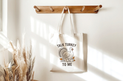 Thanksgiving Turkey Quote Clipart | Retro Fall PNG SVG Product Image 2