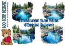 Tamolitch Blue Pool Oregon Clipart Product Image 1