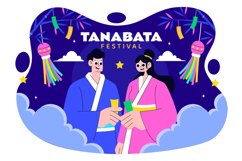 10 Tanabata Japan Festival Illustration Product Image 4