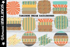 Tangerine Dream-Retro Colored Background Sublimations Product Image 1