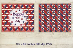Patriotic tumbler design | Tangram tumbler Product Image 2