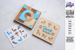 Geometric Tangram Puzzles Laser Cut Bundle | Montessori Toys Product Image 14