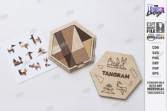Geometric Tangram Puzzles Laser Cut Bundle | Montessori Toys Product Image 15