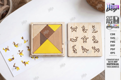 Geometric Tangram Puzzles Laser Cut Bundle | Montessori Toys Product Image 2