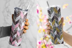 Tangram Skinny Tumbler Wrap Bundle Chevron Pattern 10 PNG 3