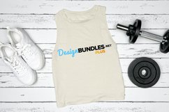 Tank top mockup sports | SVG sport mockup | Gym mockup Product Image 1