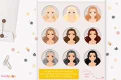 Business woman avatar, computer girl clipart - LVS65 Tansy Product Image 3