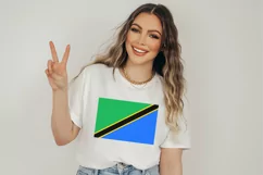 Tanzania Flag SVG Original Colors - Cut files for Cricut Product Image 2