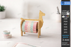 Tape Dispenser Laser Cut | Tape Holder | Lama SVG | Office Product Image 1