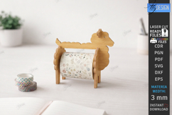 Tape Dispenser Laser Cut | Tape Holder | Sheep SVG | Office Product Image 1