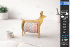 Tape Dispenser Laser Cut | Tape Holder | Deer SVG | Office Product Image 1