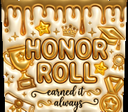 Honor Roll Graduation Tumbler Wrap PNG Product Image 3