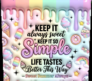 3D Inflated Summer Sweet Tumbler Wrap PNG Product Image 3