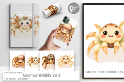 Digital Paper Tarantula Wildlife Product Image 1