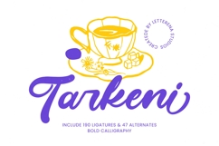 Tarkeni - Bold Calligraphy Font Product Image 1