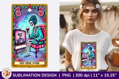Tarot Card Funny, Sarcastic Tarot, Sarcastic Sublimation Product Image 1