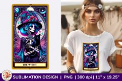 Tarot Card Funny, The Witch, Sarcastic Sublimation Product Image 1