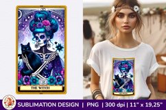 Tarot Card Funny, The Witch, Sarcastic Sublimation Product Image 1