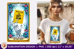 Tarot Card Funny, Sarcastic Tarot, Sarcastic Sublimation Product Image 1