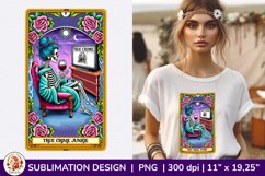 Tarot Card Funny, Sarcastic Tarot, Sarcastic Sublimation Product Image 1