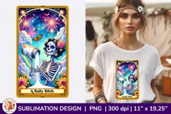 Tarot Card Funny, Sarcastic Tarot, Sarcastic Sublimation Product Image 1